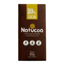 Chocolate 80% cacau 80g - Natucoa 