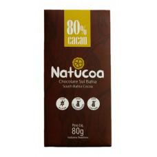 Chocolate 80% cacau 80g - Natucoa Chocolate 80% cacau 80g - Natucoa