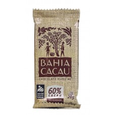 Chocolate em barra 60% cacau 20g  - Bahia Cacau  