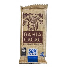 Chocolate em barra 50% cacau 20g  - Bahia Cacau